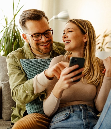 Happy couple enjoying quality time together